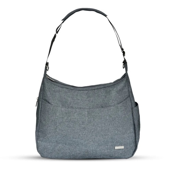 JJ Cole Collection Linden Diaper Bag Gray Baby Bag - Picture 1 of 9